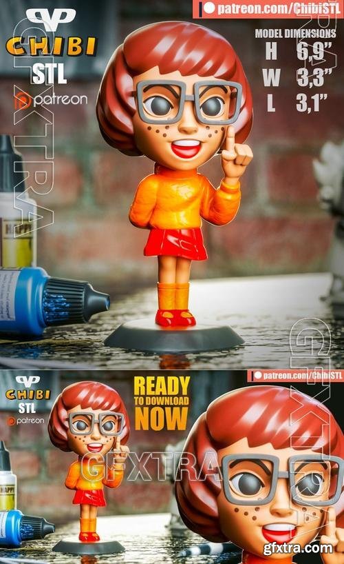 Velma Chibi &ndash; 3D Print Model