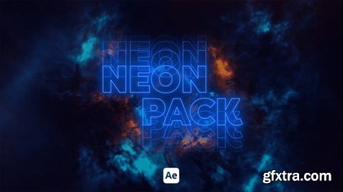 Videohive Kinetic Neon Typo 04 46117786