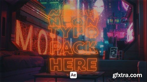 Videohive Kinetic Neon Typo 02 46117753