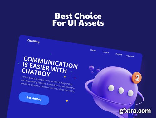 User Interface 3D Illustration Ui8.net