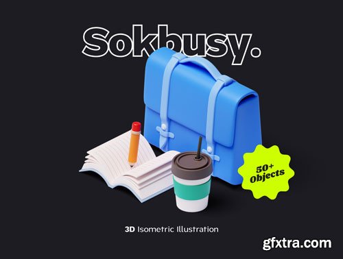 Sokbusy - Isometric Illustration Ui8.net