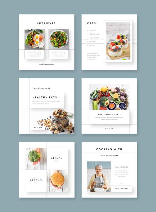 Social Layouts for Healthy Food Bloggers 574343580