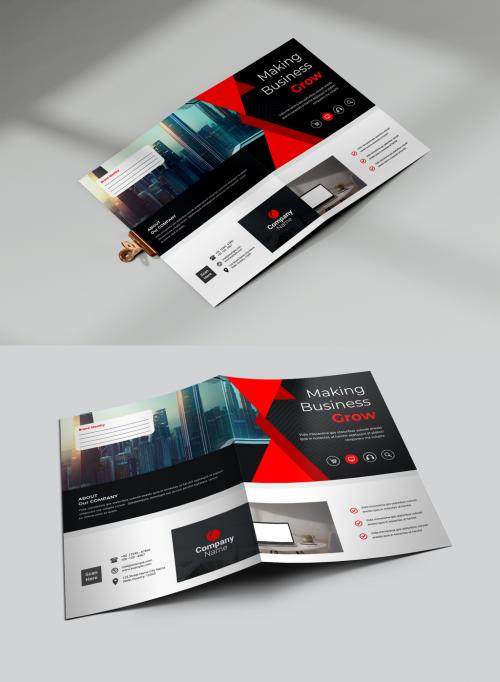 Creative Presentation Folder Template 576287894