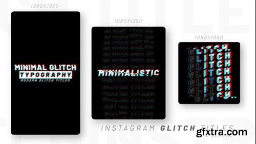 Videohive Instagram Glitch Titles 46111115