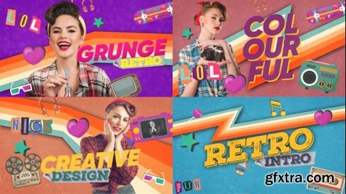 Videohive Retro Intro 46066281