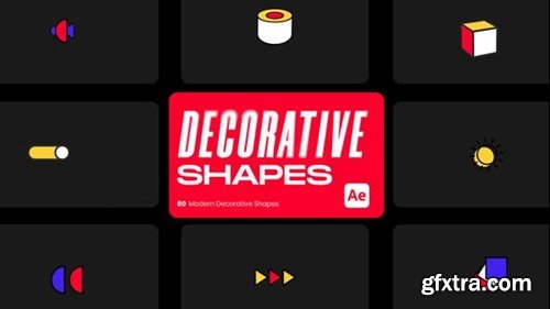 Videohive Modern Decorative Shapes for After Effects 46132654