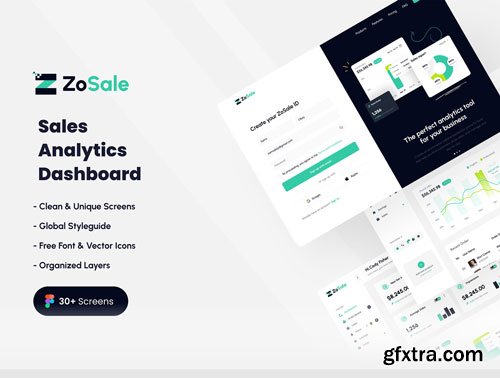 ZoSale-Sales Analytics Dashboard Ui8.net