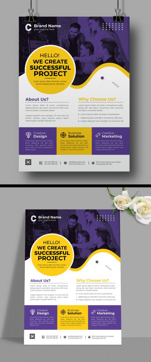 Marketing Flyer Design Template 578195932