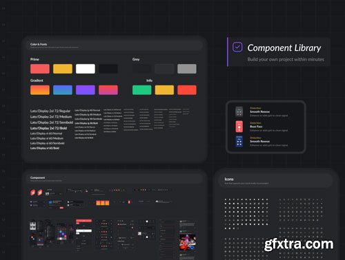 Studio Records DAW UI Kit Ui8.net