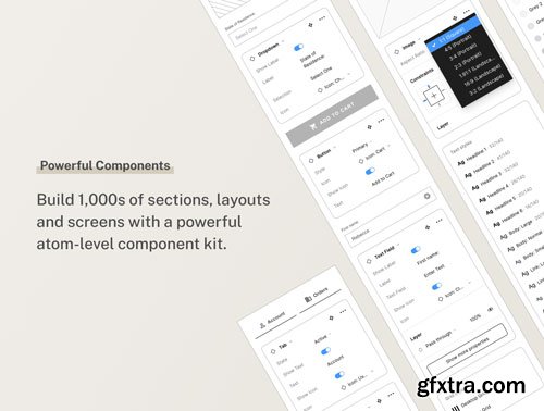 Wireframes by UX Field Guides Ui8.net