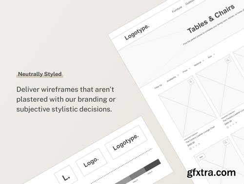 Wireframes by UX Field Guides Ui8.net