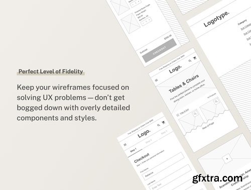 Wireframes by UX Field Guides Ui8.net