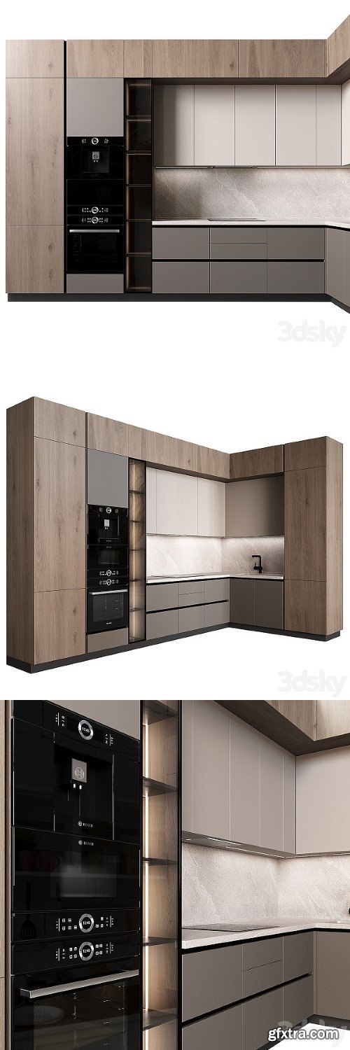 Kitchen in Modern Style 04