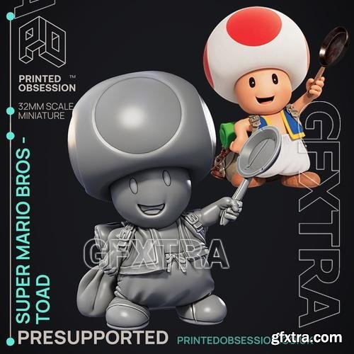 Printed Obsession - Toad &ndash; 3D Print Model