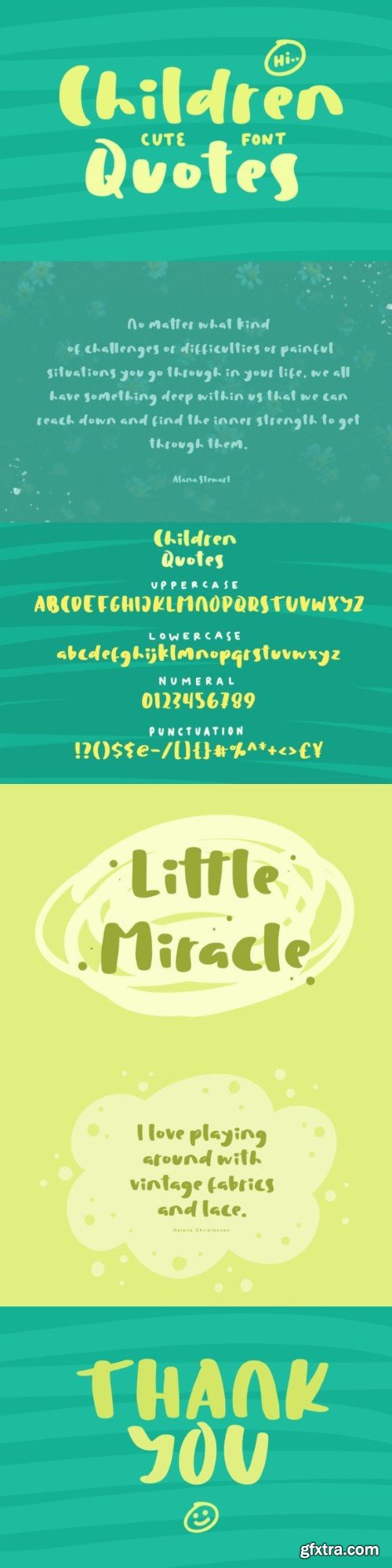 Children Quotes Font