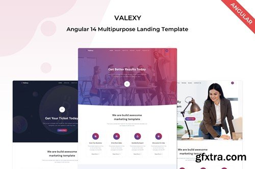 Valexy - Angular 14 Landing Template V3W273B