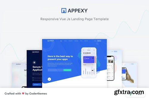 Appexy Vue - Vue Js Landing Page Template 9LSRF3C