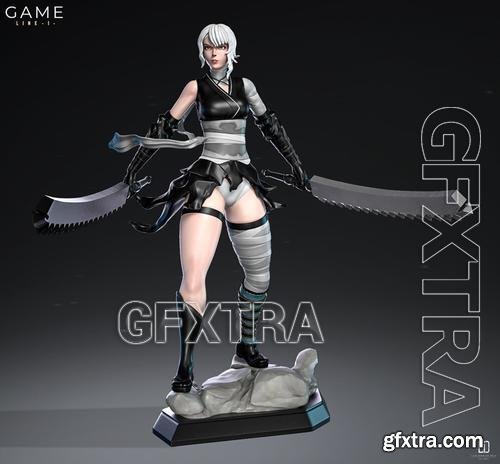 Game Kaine Ver.3 - P.1 &ndash; 3D Print Model