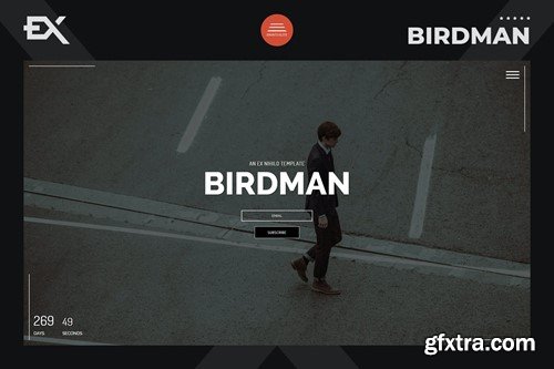 Birdman - Responsive Coming Soon Page WTTQXWE