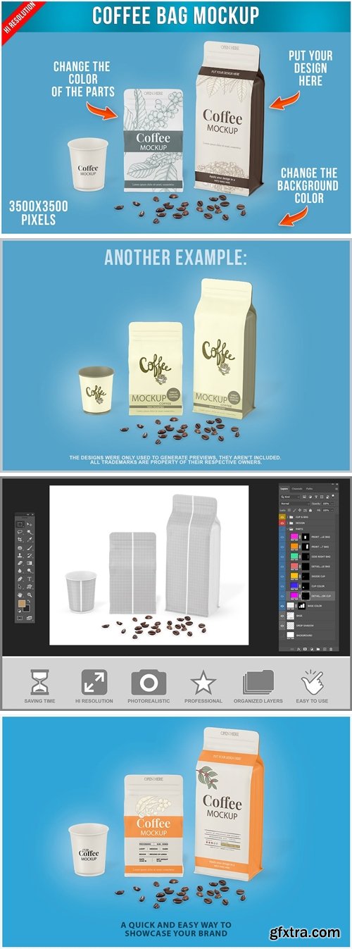 Coffee Bag Mockup SBGE3K7