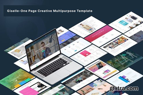 Giselle-One Page Creative Multipurpose Template 6F4DHQ8