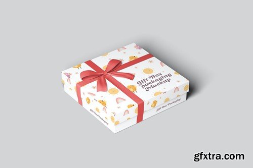 Gift Box Packaging Mockups SXLZYN6