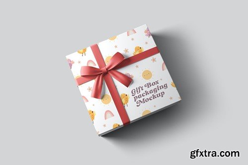 Gift Box Packaging Mockups SXLZYN6