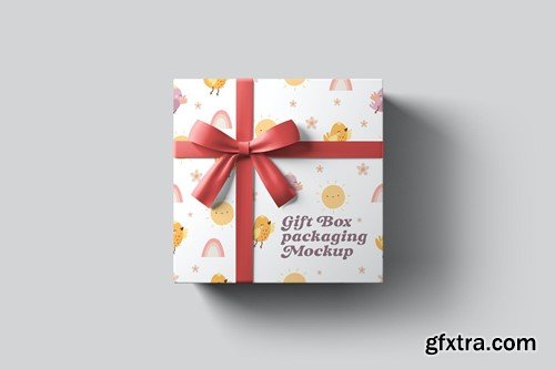 Gift Box Packaging Mockups SXLZYN6