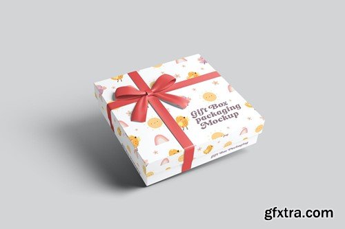 Gift Box Packaging Mockups SXLZYN6