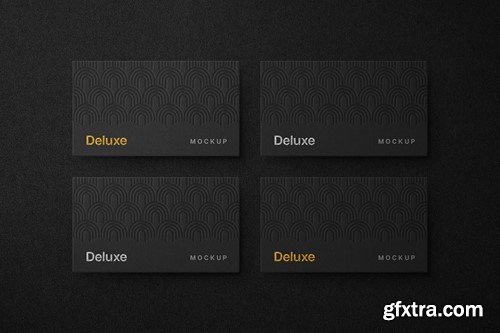 Deluxe Business Card Mockups RXCFAV7