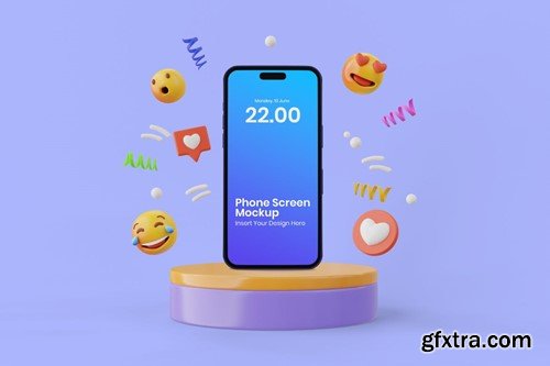 Phone Mockup Social Media Scene 4SYUHKZ