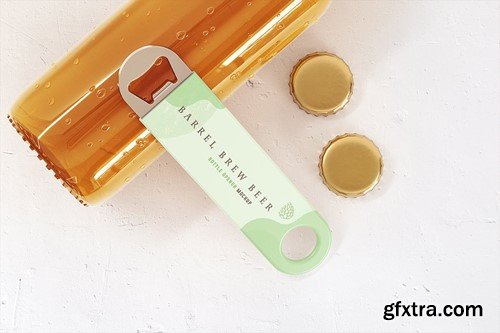 Beer Bottle Opener Mockup TK2QUMR