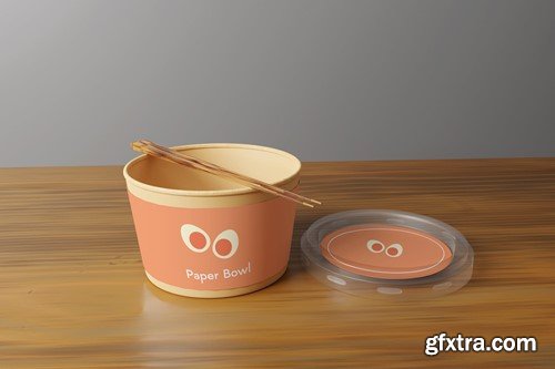 Paper Bowl Mockup P9UJ65H