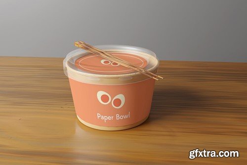 Paper Bowl Mockup P9UJ65H