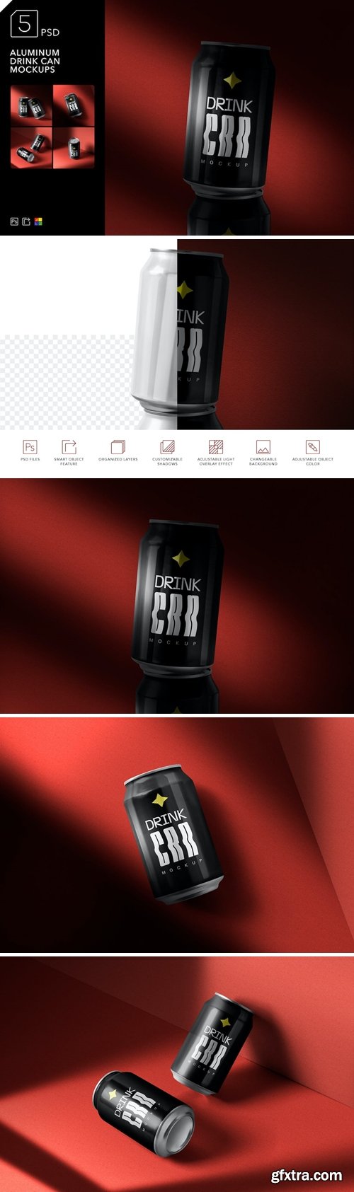 Aluminum Drink Can Mockups PKSQRB6