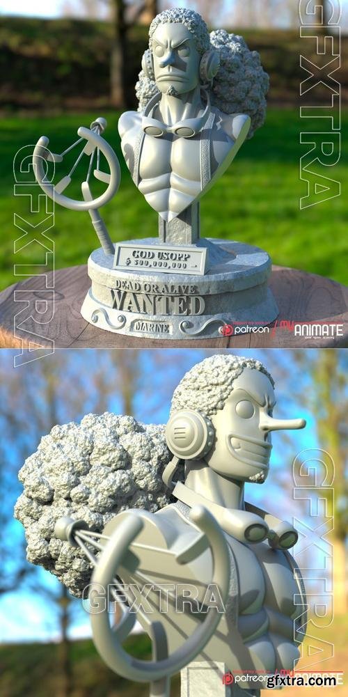 Usopp Bust &ndash; 3D Print Model