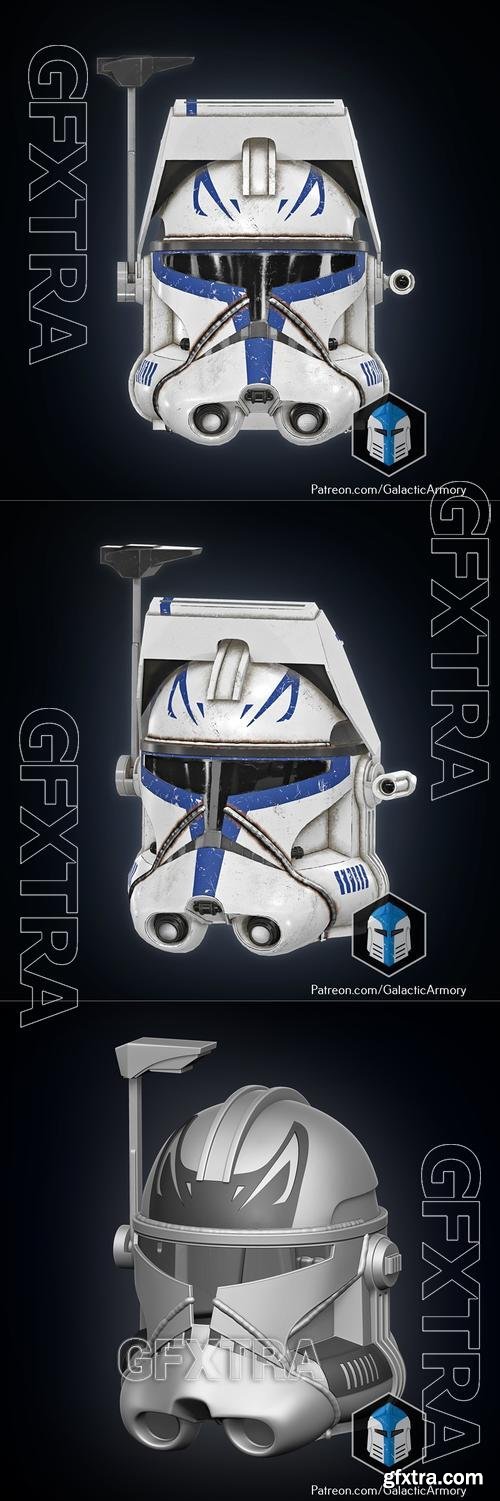 Realistic Captain Rex Helmet &ndash; 3D Print Model