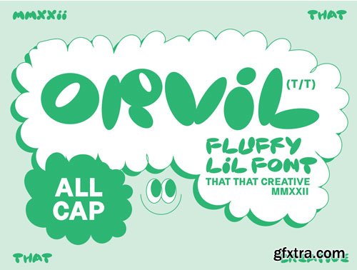 Orvil Bubble Font Ui8.net