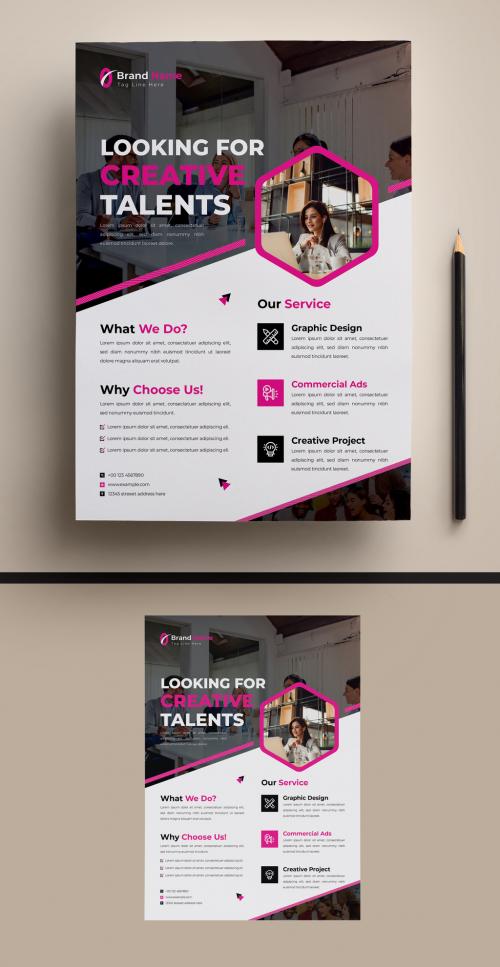 Creative Talents Flyer Design 582941723