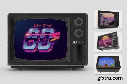 Old TV Mockup TKNHX8M