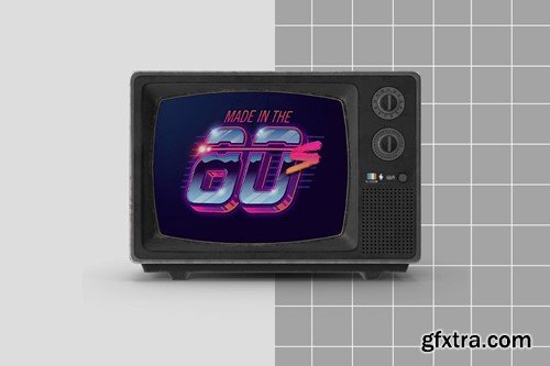 Old TV Mockup TKNHX8M