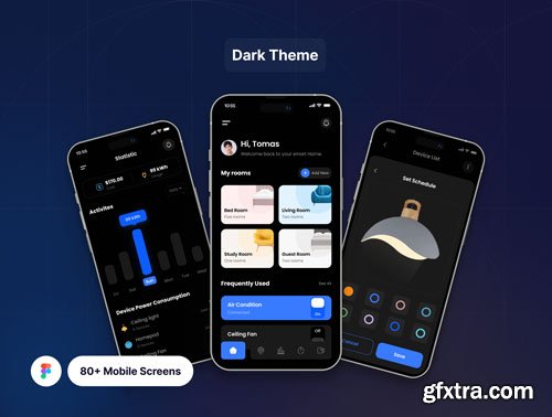 Filllo Smart Home App UI Kit Ui8.net