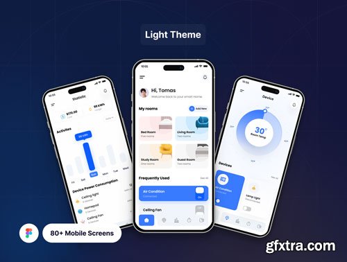 Filllo Smart Home App UI Kit Ui8.net