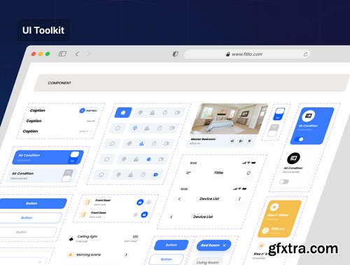 Filllo Smart Home App UI Kit Ui8.net