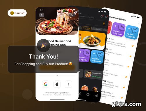 Nourish Food Delivery Ui8.net