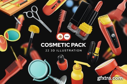 Cosmetic 3D Icon Pack 6HHVNKA