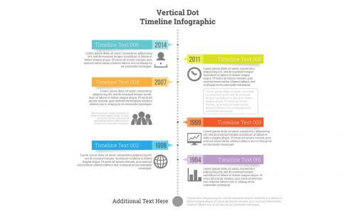 Vertical Dot Timeline Infographic 122878909