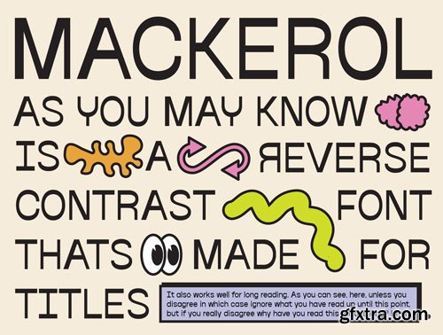 Mackerol Reverse Contrast Font Ui8.net