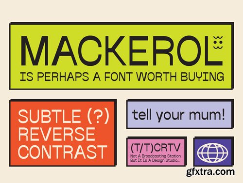 Mackerol Reverse Contrast Font Ui8.net