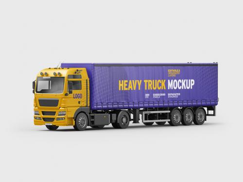 Heavy Truck Mockup 585403636